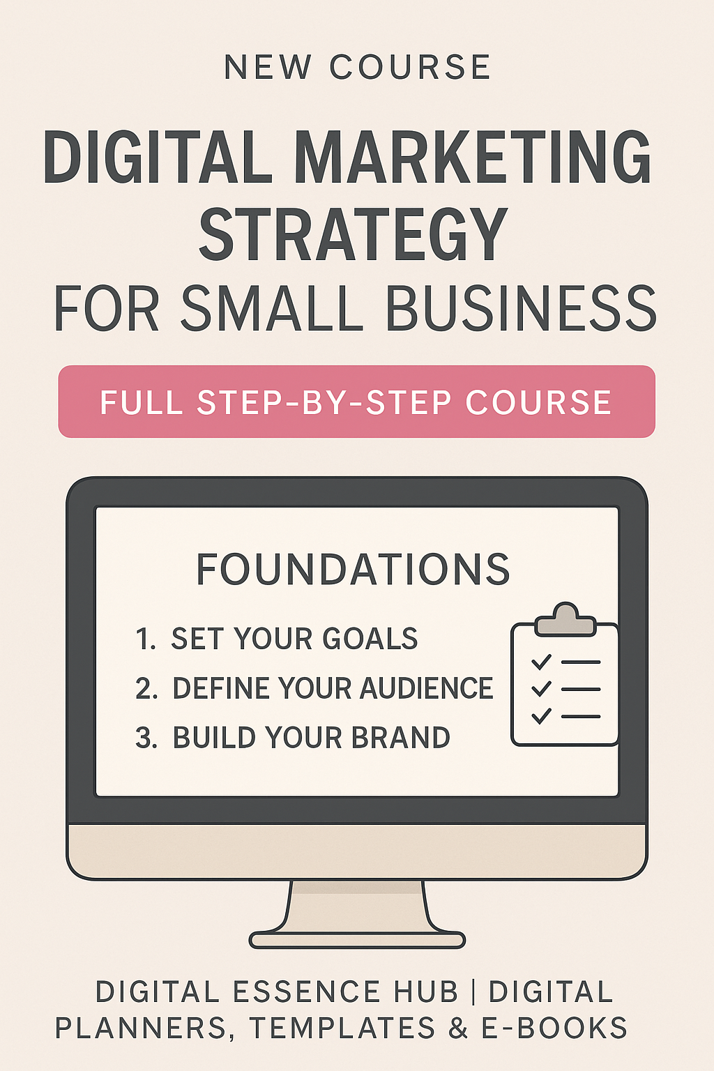 Digital Marketing Strategy for small Businesses | Full PDF Course